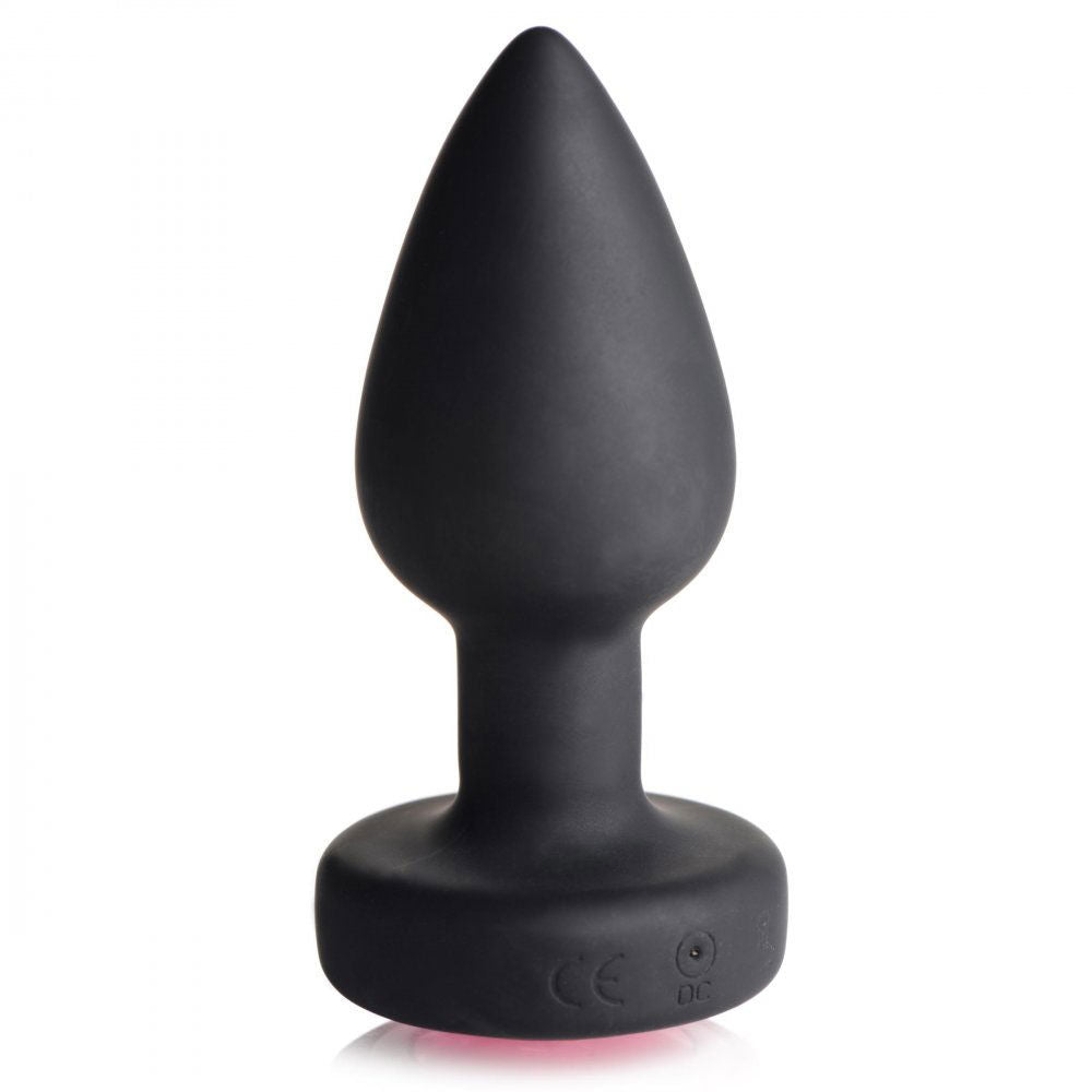 Silicone Pink Gem 3.7 Inch Anal Plug (Small) – Remote-Controlled Vibrating > Anal Range > Jewel Butt Plugs