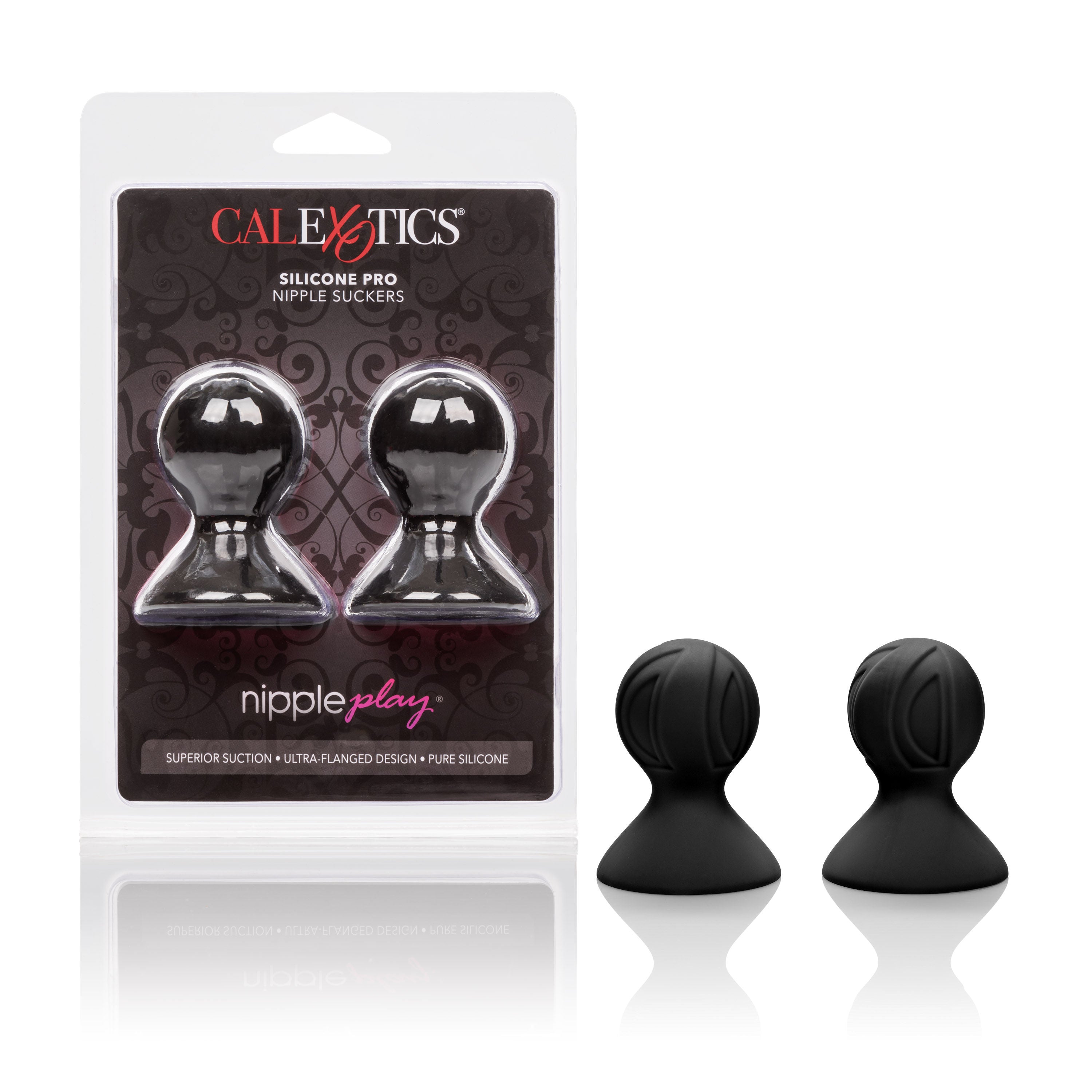Silicone Pro Nipple Suckers for Intimate Sensual Pleasure Black Nipple Suckers