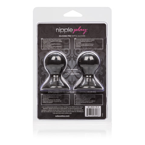 Silicone Pro Nipple Suckers for Intimate Sensual Pleasure Black Black Nipple Suckers