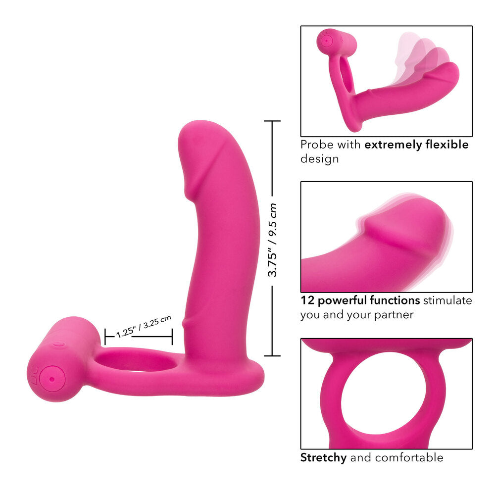 Silicone Double Diver (Rechargeable) – Silicone Stimulator > Cock Ring > Vibrating
