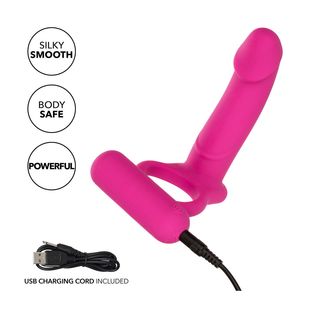 Silicone Double Diver (Rechargeable) – Silicone Stimulator > Cock Ring > Vibrating