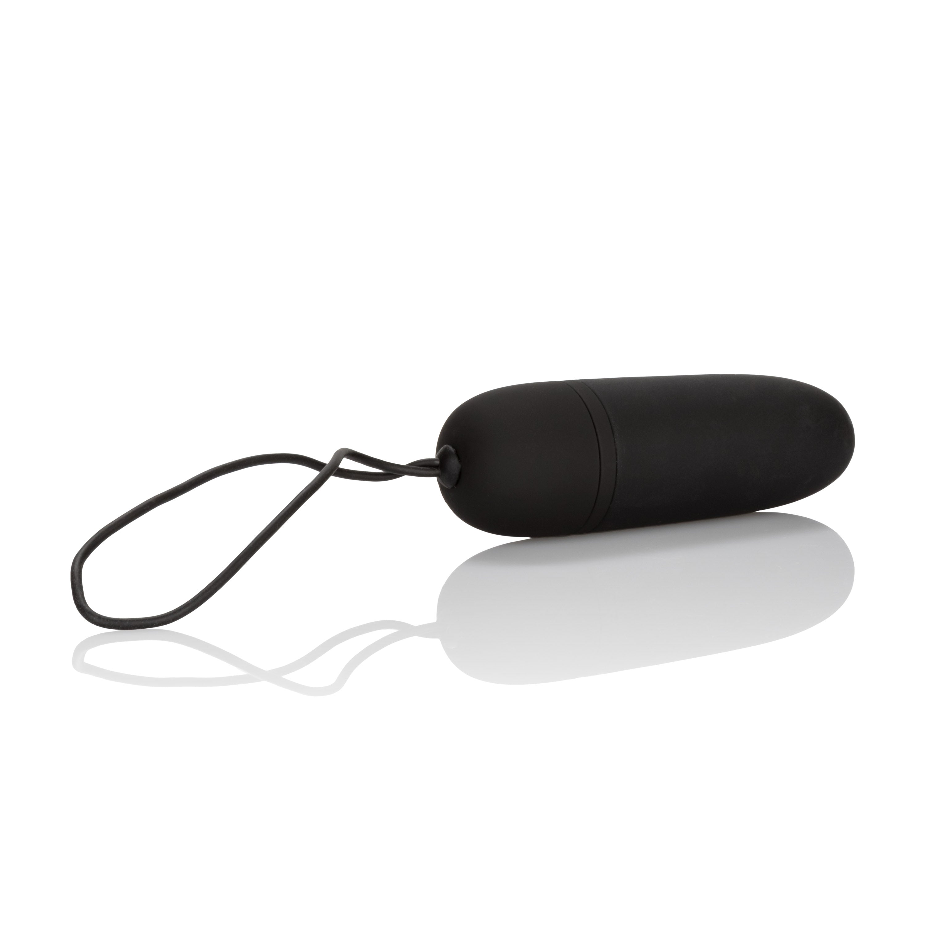 Silicone Remote Bullet Black Compact Waterproof Vibrator with 12 Functions and 32.75ft Remote Control BULLETS
