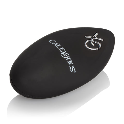 Silicone Remote Rechargeable Egg Black With 12 Vibration Functions and Remote Control BULLETS