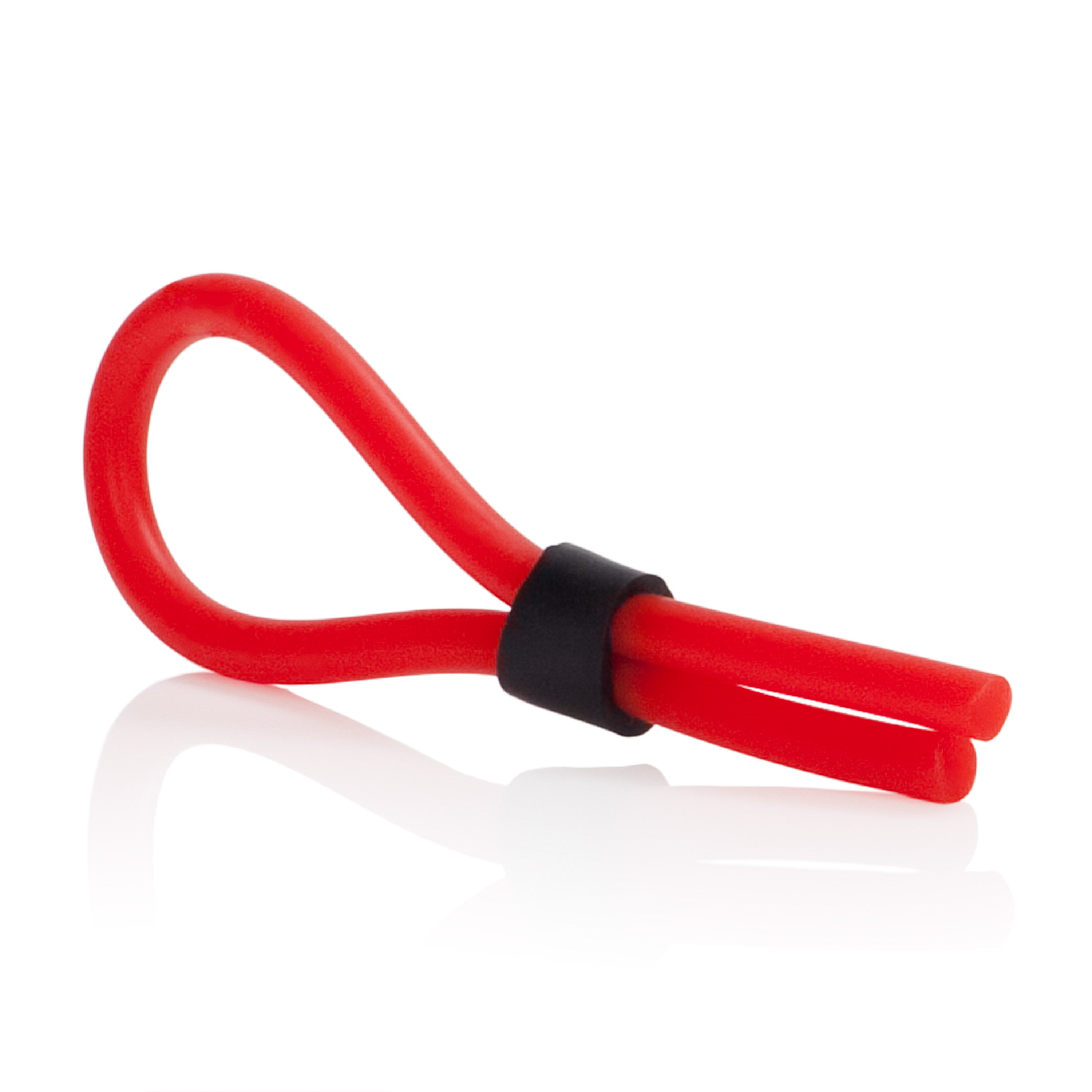 Silicone Stud Lasso Red Adjustable Erection Enhancer 5 Inch Flexible Stretchy Loop Secondary image
