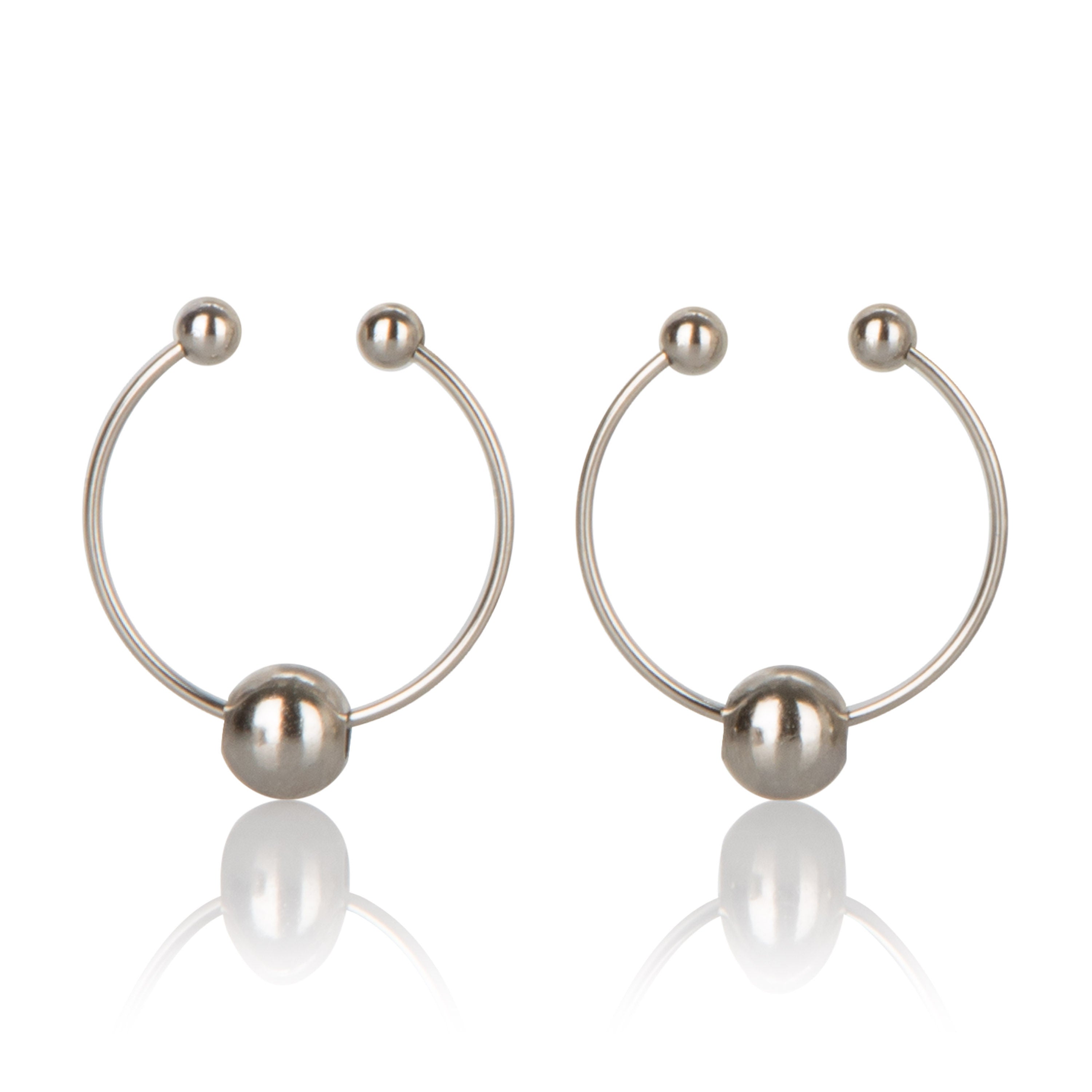 Silver Nipple Jewelry Rings Comfortable Erotic Body Jewelry > Clothes > Body Jewellery (Non Piercing)