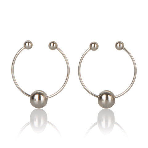 Silver Nipple Jewelry Rings Comfortable Erotic Body Jewelry Body Jewelry (Non Piercing)