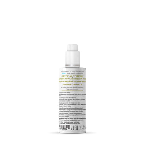 Simply Aqua Pear Flavored Water-Based Personal Lubricant 2.3 Oz Flavoured Lube