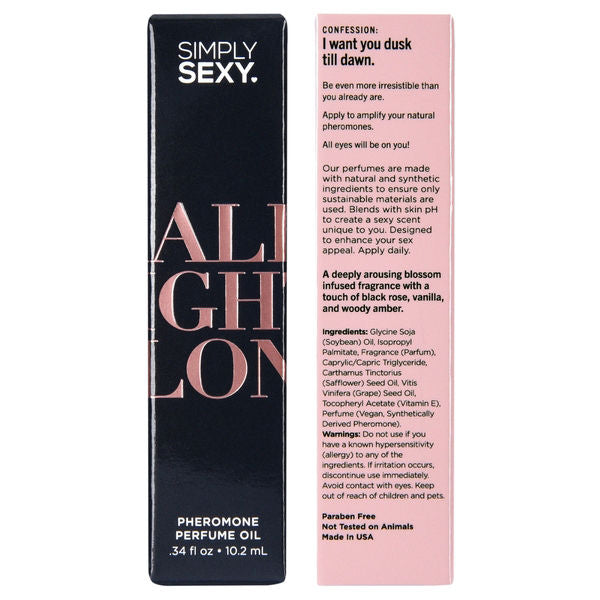 Simply Sexy All Night Long Pheromone Perfume Oil Roll On > Essentials > Aphrodisiacs