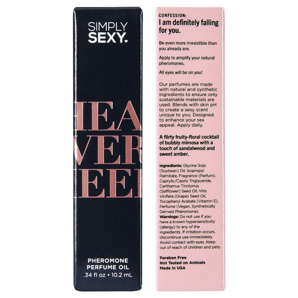 Simply Sexy Head Over Heels Pheromone Perfume Oil Roll On > Essentials > Aphrodisiacs