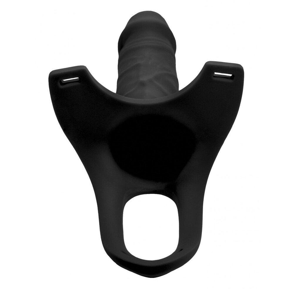 Size Matters 10.1 Inch Hollow Silicone Dildo Strap-On – Silicone Strap-On Dildo > Dildos > Hollow Strap Ons