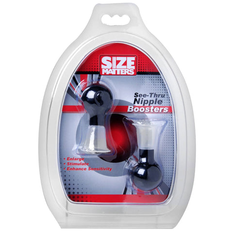 Size Matters See Thru (Clear) – Transparent Nipple Booster Pumps Nipple Suckers