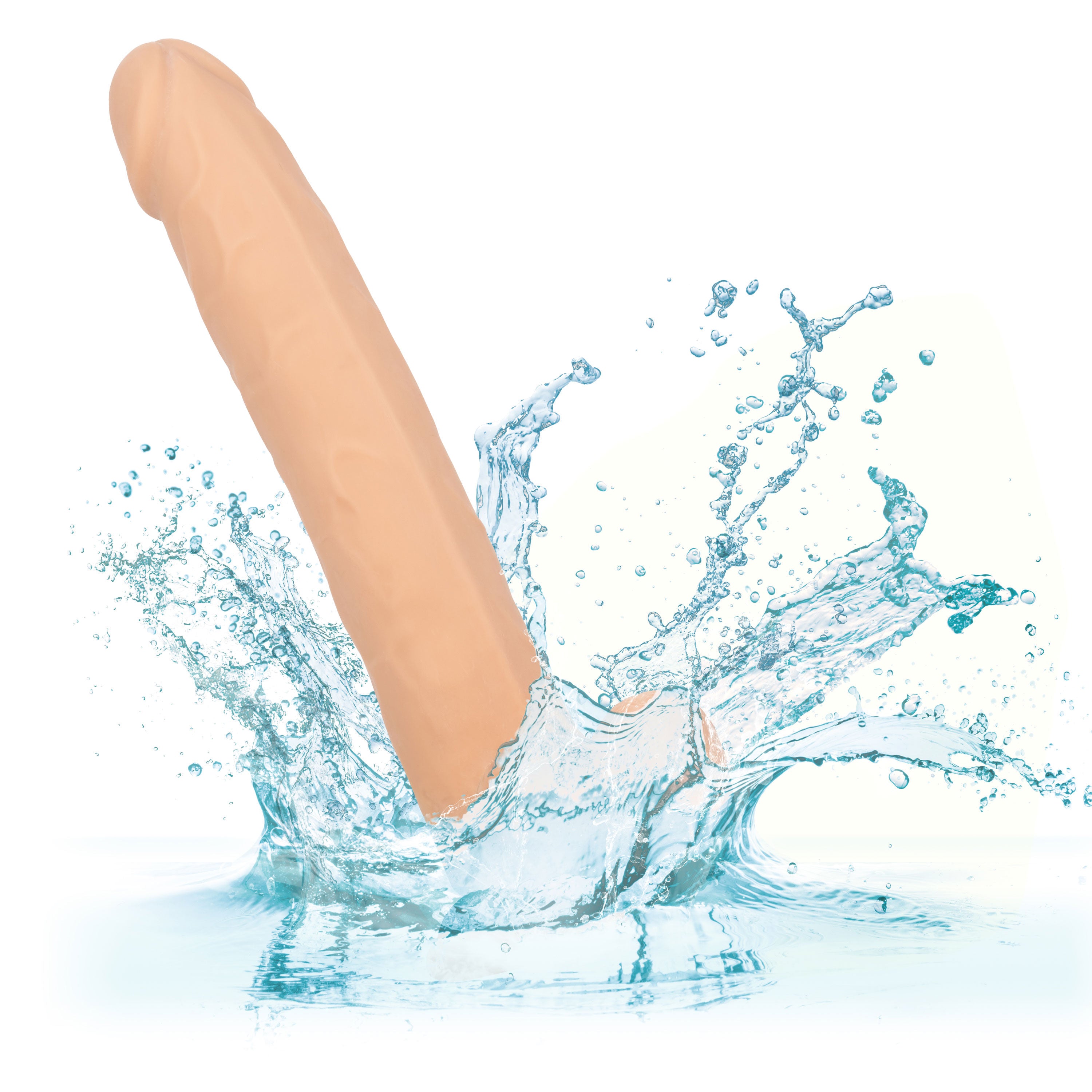 Size Queen 10 Inch Realistic Dildo in Ivory > Dildos > Large Dildos
