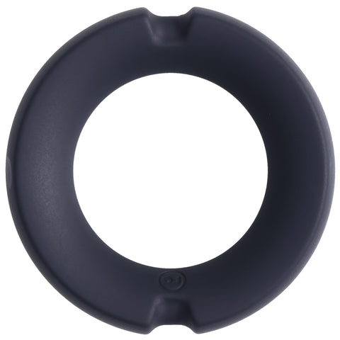 Merci Paradox Silicone Covered Metal Cock Ring Black 50mm COCK RINGS