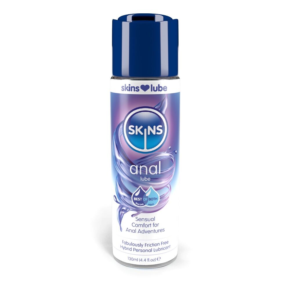 Skins Anal Hybrid Silicone and Water-Based Lubricant 130ml – Hybrid Formula Lubricant > Lube > Anal