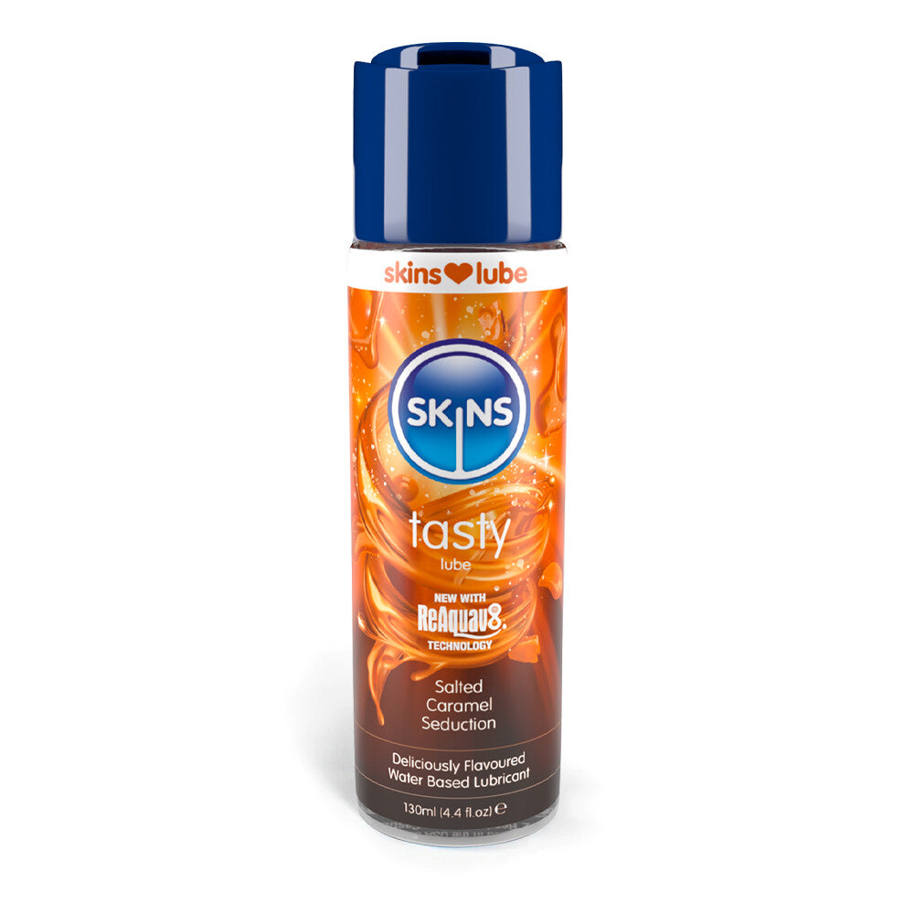 Skins Salted Caramel Waterbased Lubricant 130ml – Flavoured Intimate Gel > Lube > Flavoured