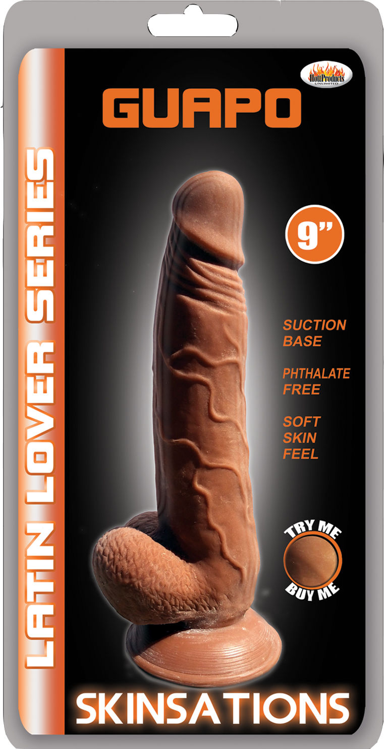 Skinsations Latin Lover Realistic 9 Inch Adult Dildo Guapo > Dildos > Large Dildos
