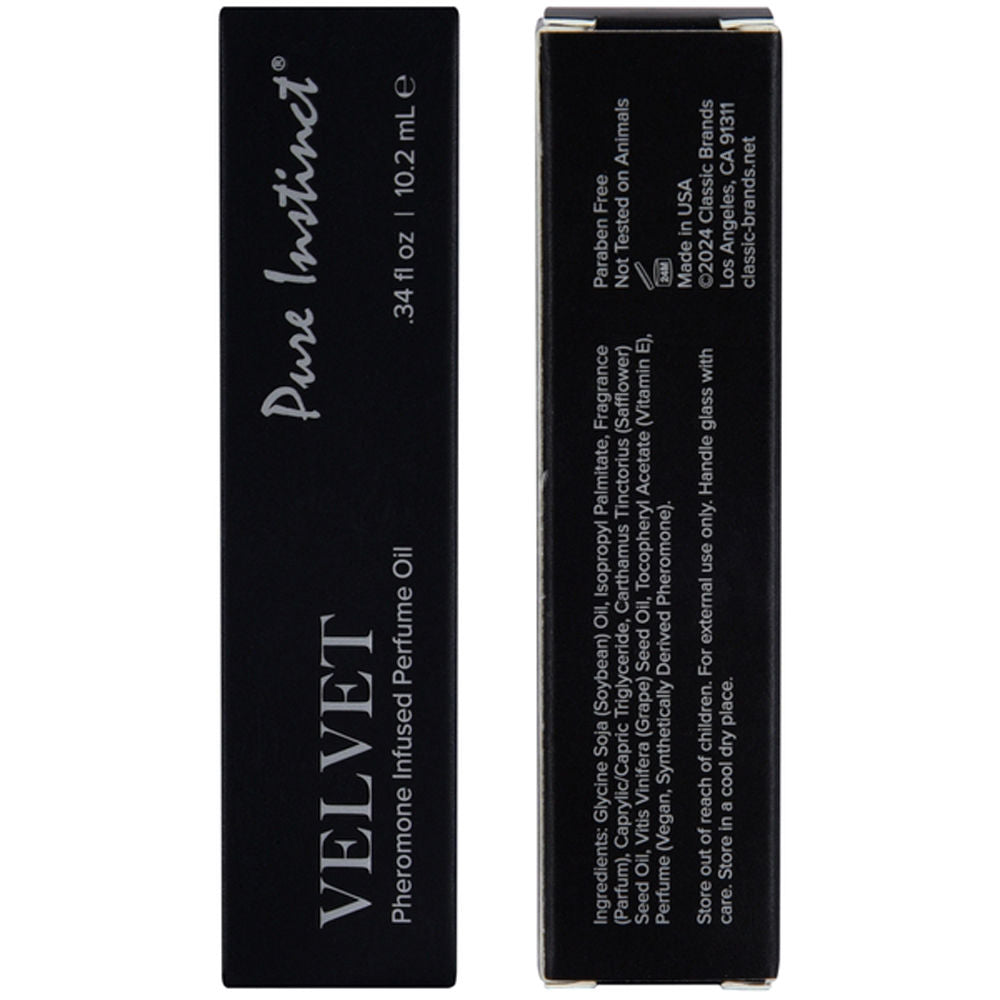 Pure Instinct Velvet Roll On – Pheromone Fragrance Oil Perfume Spray