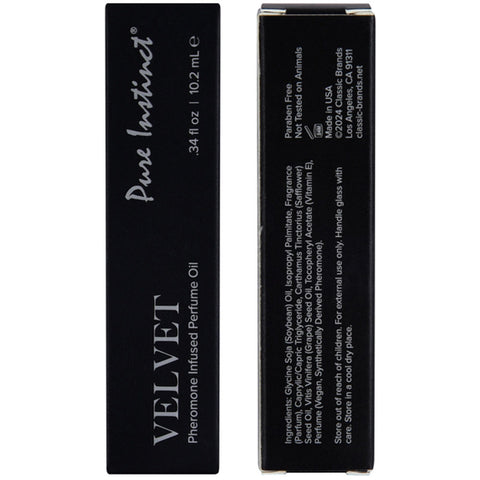 Pure Instinct Velvet Roll On – Pheromone Fragrance Oil Perfume Spray