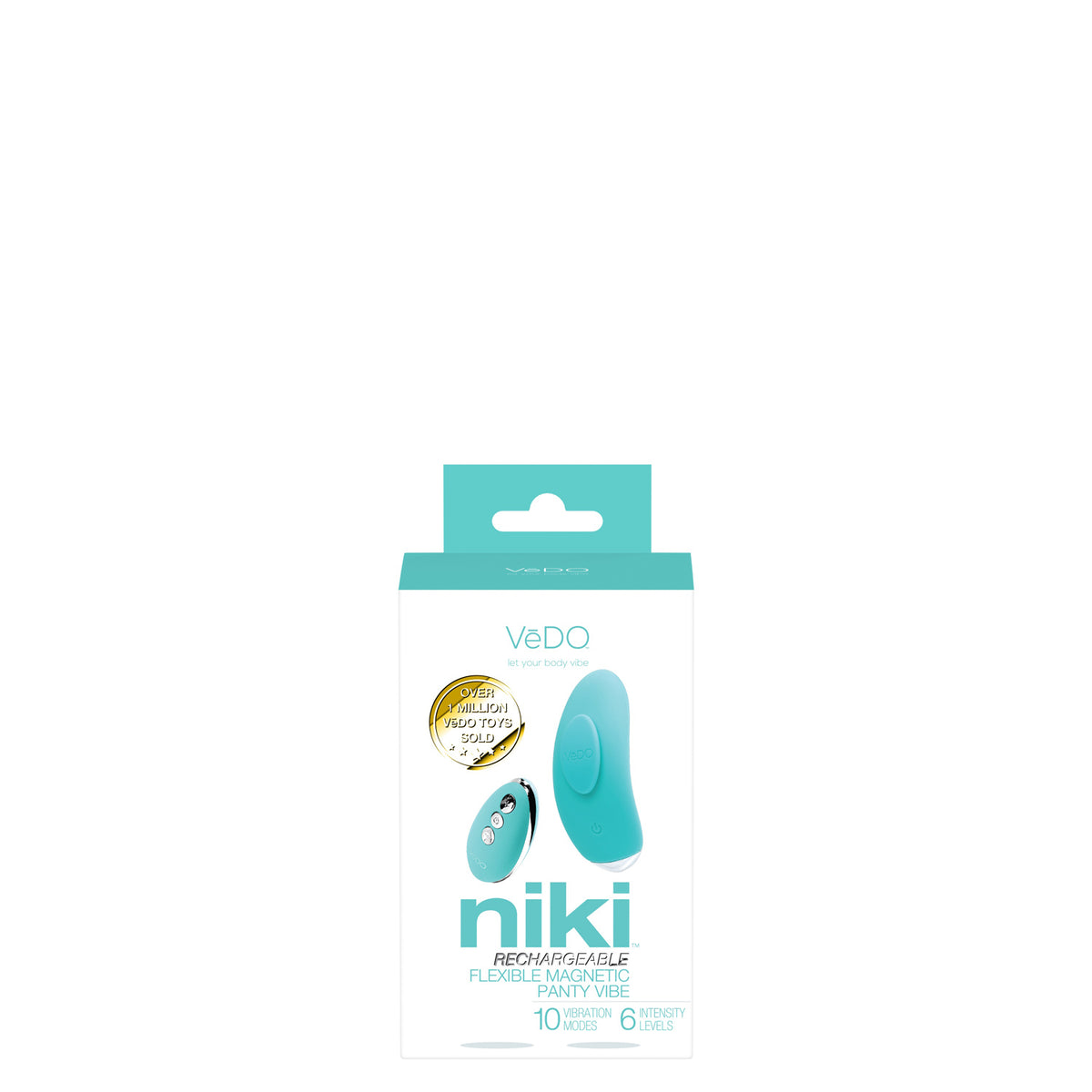 Niki Rechargeable Magnetic Panty Vibe (Turquoise) – Flexible Vibrator > Sex Toys For Ladies > Panty Vibes