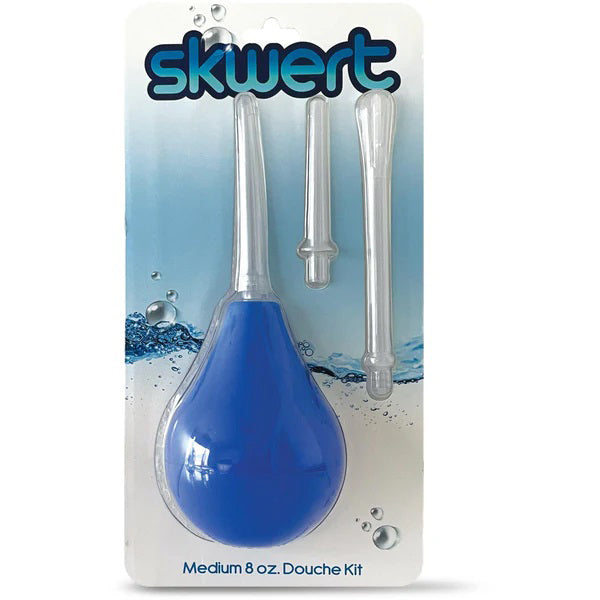 Skwert 4 Piece 8 Ounce Douche Medium Set for Personal Hygiene Douches