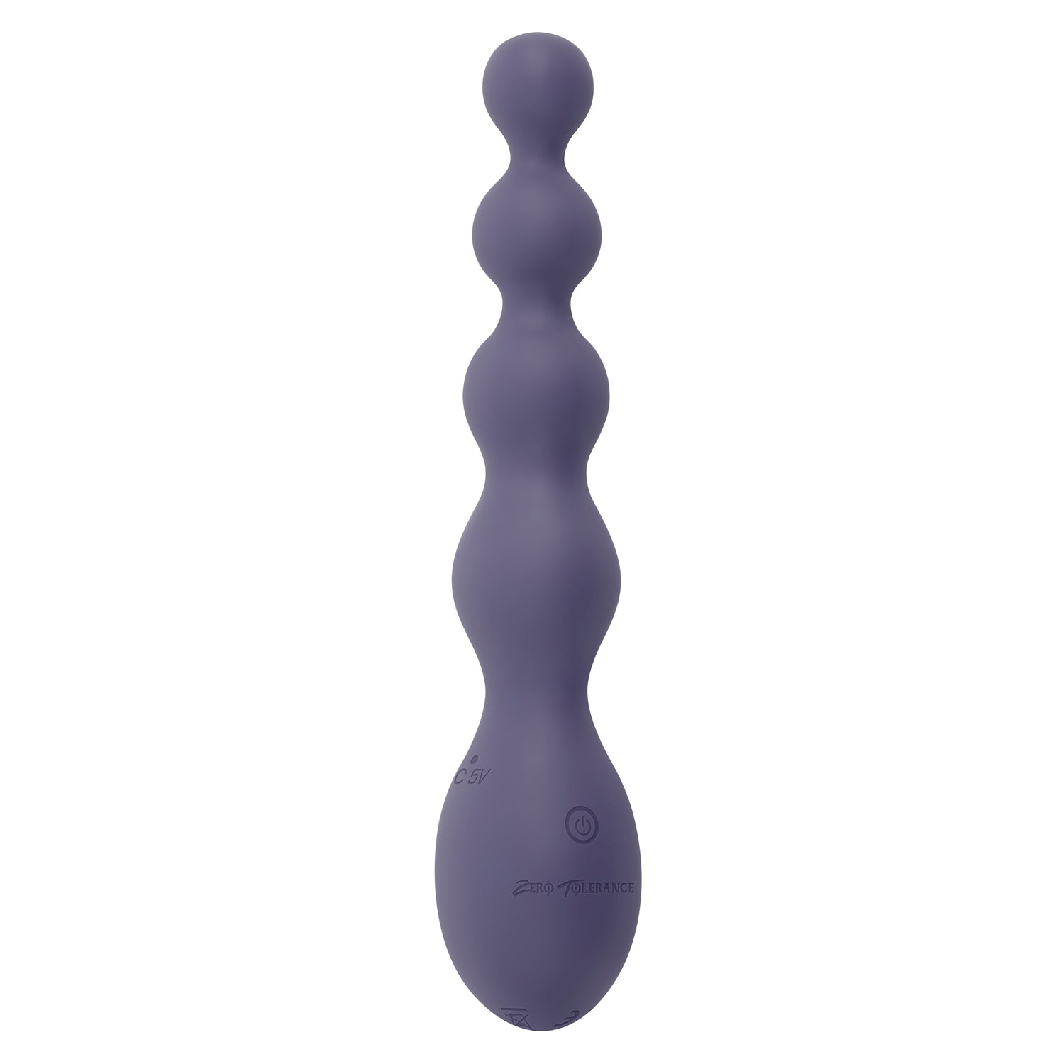 Zero Tolerance RUMPY BUMPY 17.5 cm USB Vibrating Anal Beads Purple > Anal Range > Anal Beads