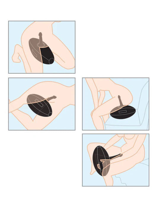 Fetish Fantasy Series Body Dock (Black) – Inflatable Love Ball Sex Positioners