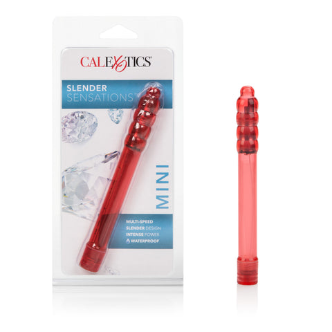 Slender Sensations Red Vibrating Massager for Intimate Massage Vibrators