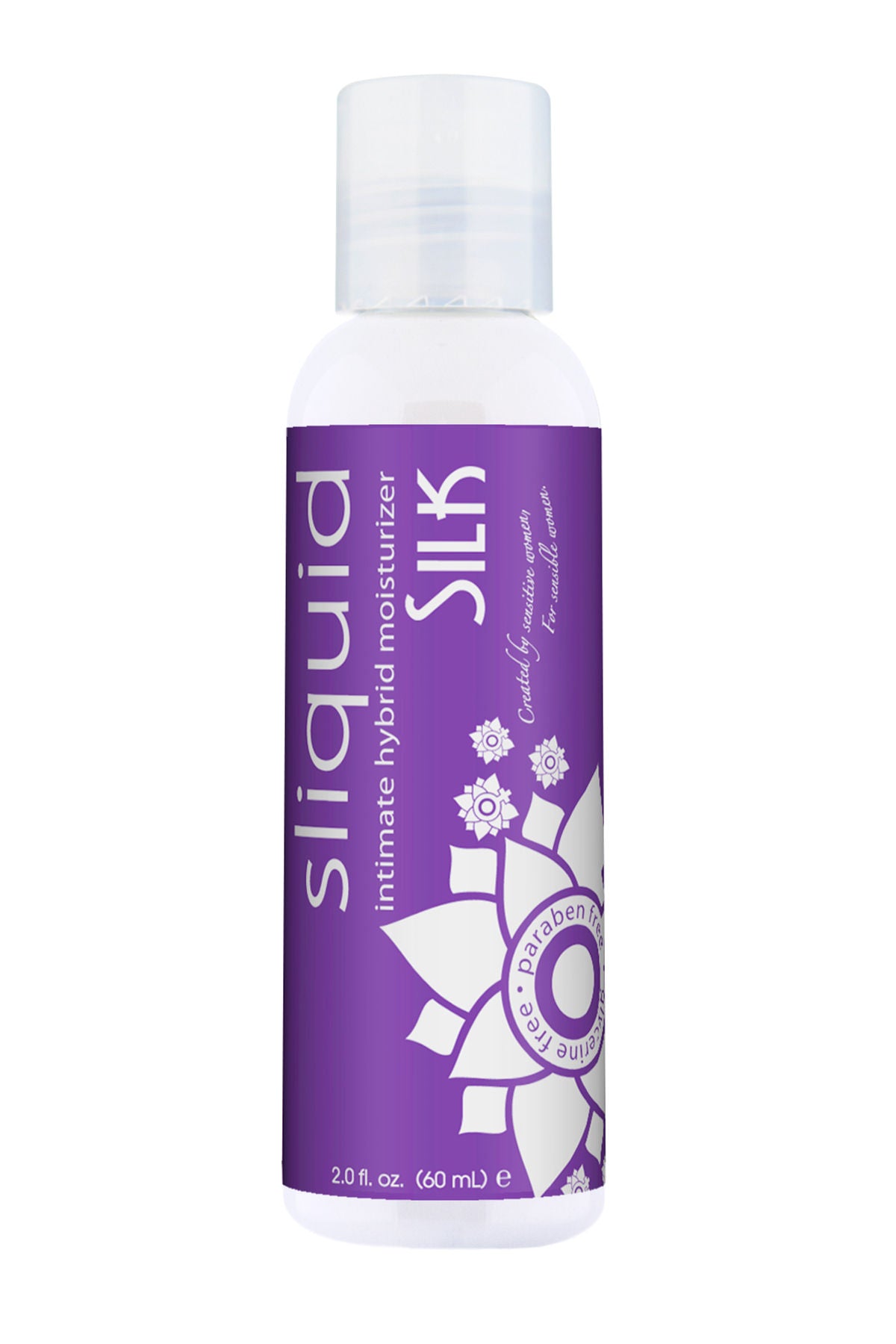 Sliquid Naturals Silk Hybrid Water-Based Personal Lubricant (59ml) – Smooth Hybrid Lubricant > Lube > Hybrid
