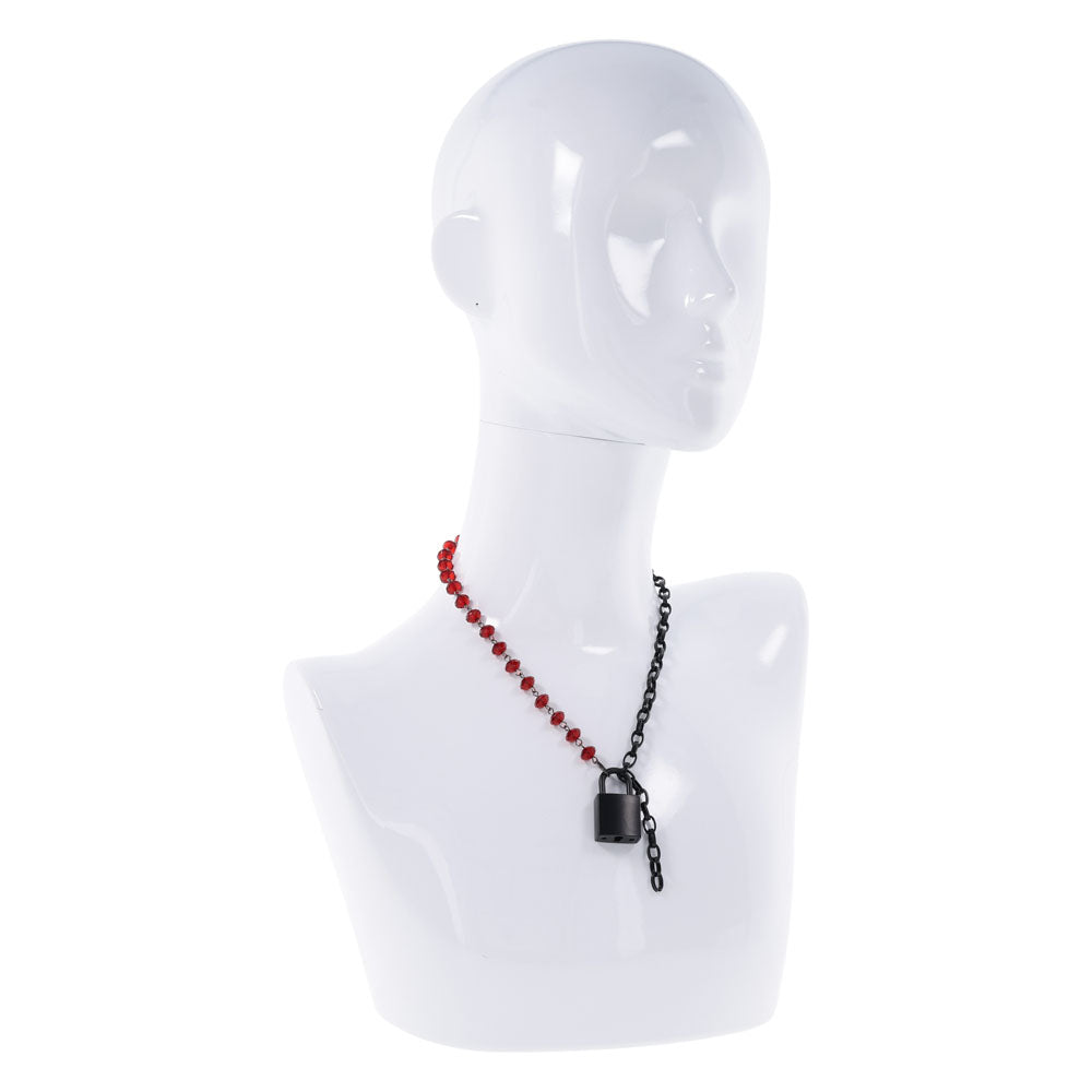 Sm Exs And Ohs Crystal Day Collar Black Collar Jewellery > Bondage Gear > Collars & Leashes