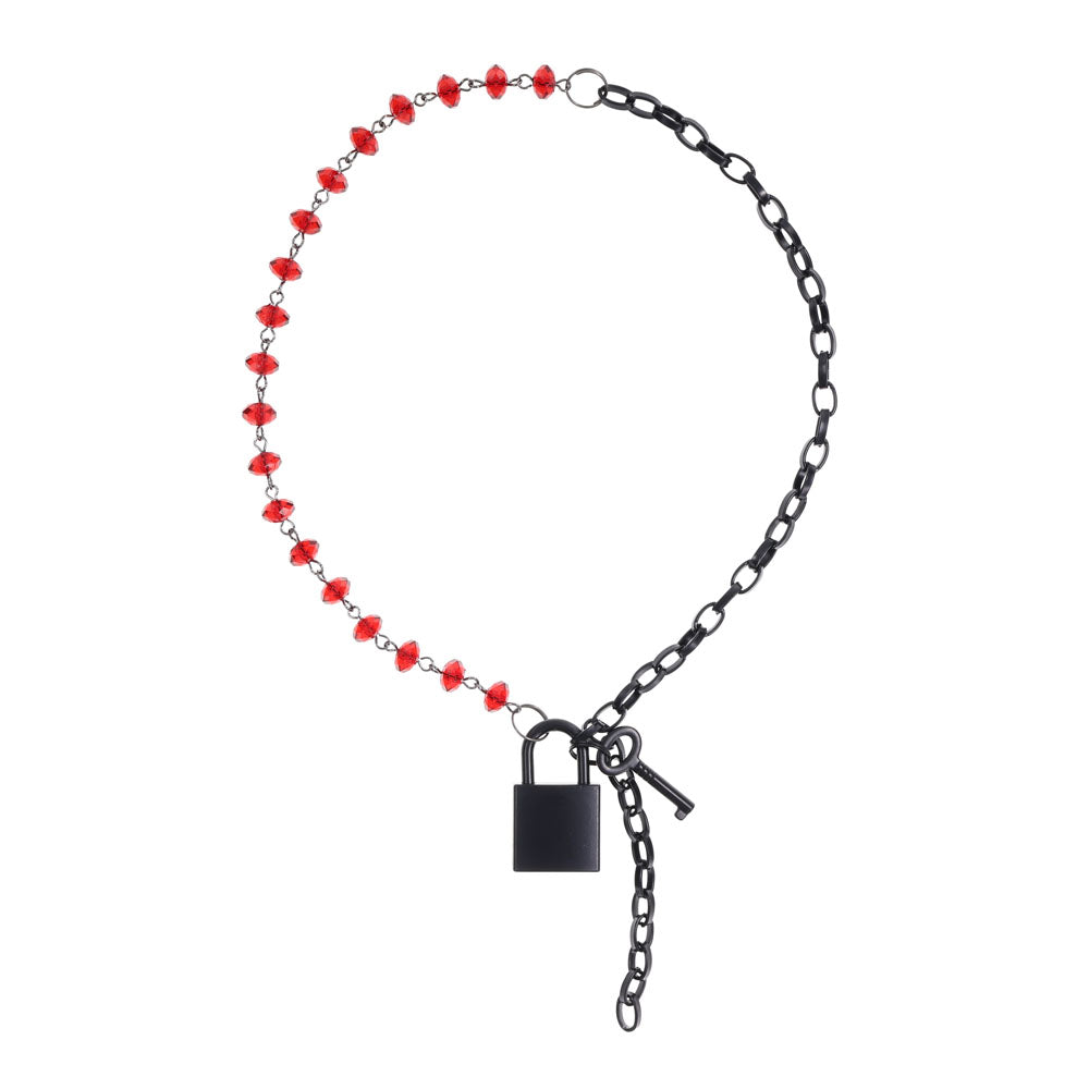 Sm Exs And Ohs Crystal Day Collar Black Collar Jewellery > Bondage Gear > Collars & Leashes