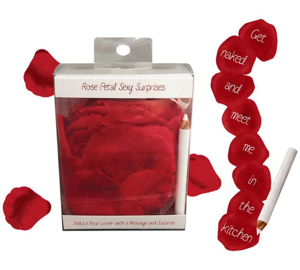 Rose Petal Sexy Surprise Romantic Erotic Game for Couples Red Novelties