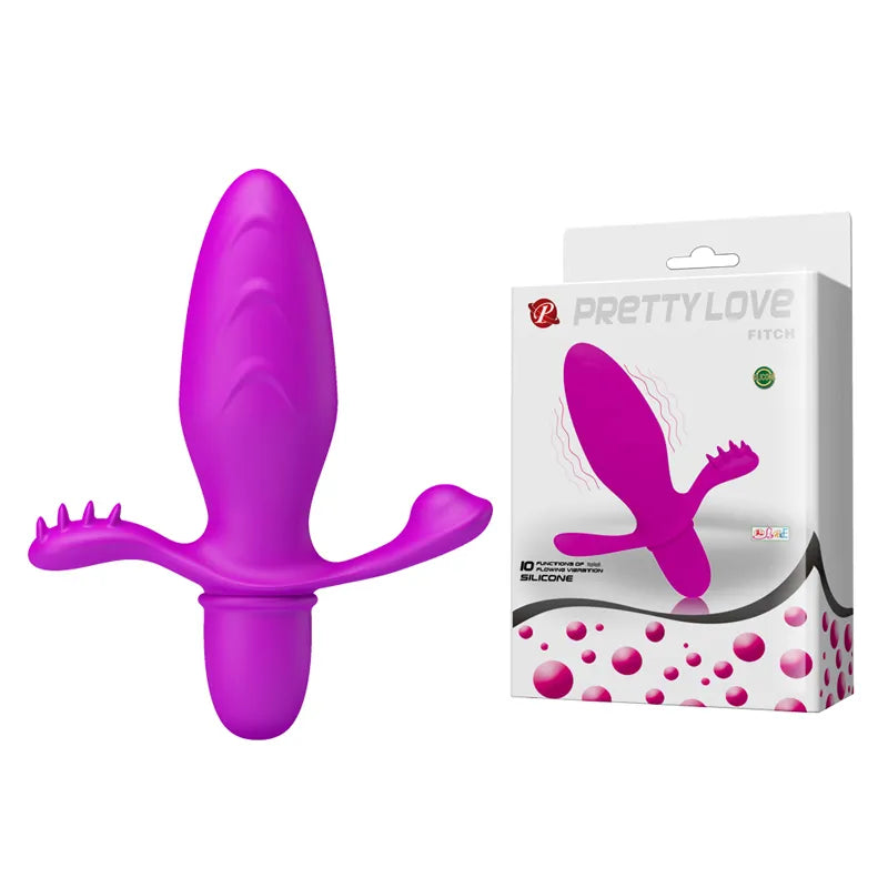Pretty Love Fitch - 10 Function Perineum Anal Vibrator > Anal Range > Vibrating Butt Plugs