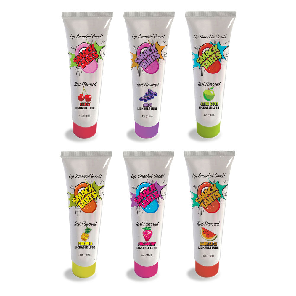 Smack Tarts Sour Cherry Lubricant 120 ml Tube for Fun Pleasure Flavoured Lube