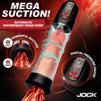 Power Up Digital Automatic Waterproof Penis Pump (Clear) – Waterproof Automatic Penis Pump > Pumps > Penis Pumps Electric