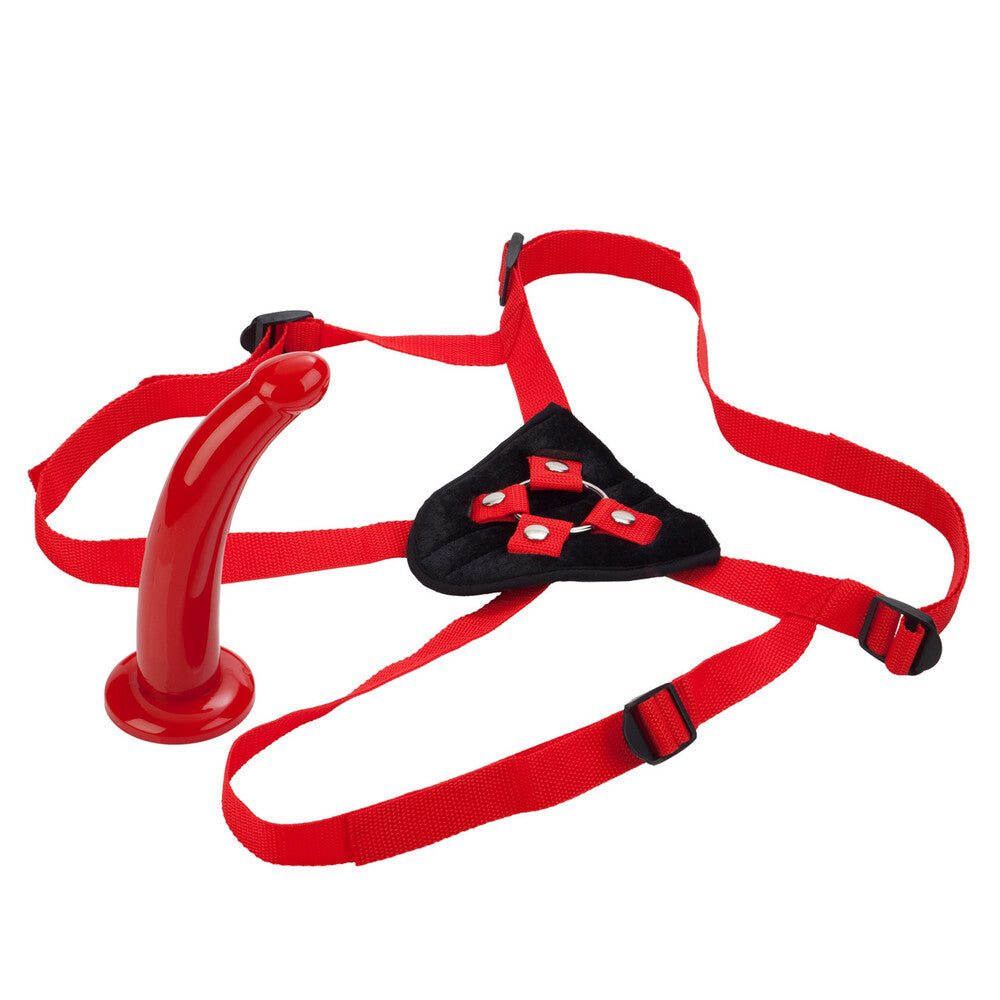 Sophias Red Rider (Red) Strap-On Dildo – Universal Harness Dildo Secondary image