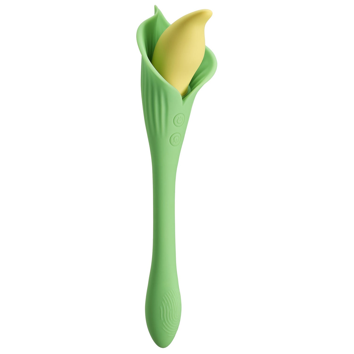 Spathe Lily Vibrator Green Two-Motor Intense Pleasure Toy Vibrators