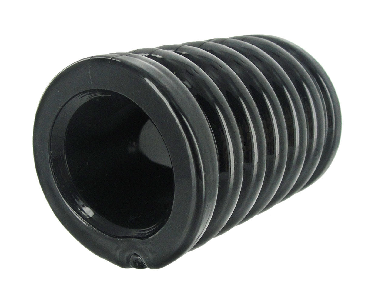 XR Brands Spiral Ball Stretcher Flexible Black Cylinder Scrotum Toy > Sex Toys For Men > Ball Stretchers Main image