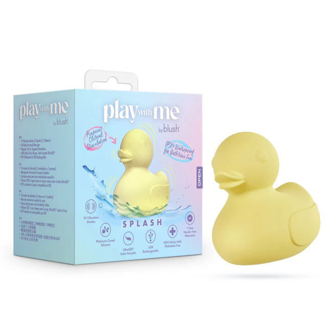 Play With Me Splash Mini Vibrator – 10 Vibration Modes Compact Personal Massager > Sex Toys For Ladies > Clitoral Vibrators and Stimulators