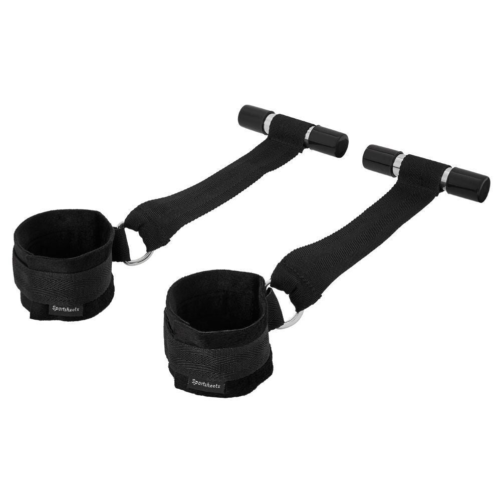 SportSheets Door Jam Cuffs – Easy Setup Adjustable Door Restraint Cuffs > Sex Toys > Sex Positioners