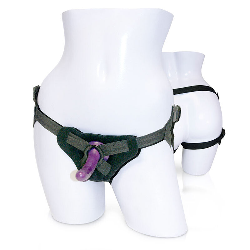 SportSheets New Cummers Adjustable Silicone Strap-On Kit > Dildos > Strap On Harnesses Main image