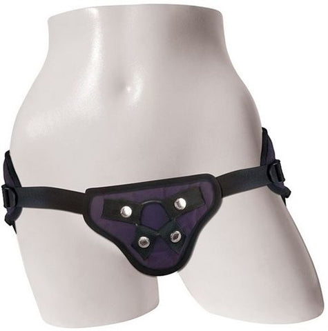 Sportsheets Lush Purple Strap-On Harness with Adjustable Fit Harnesses & Strap-Ons