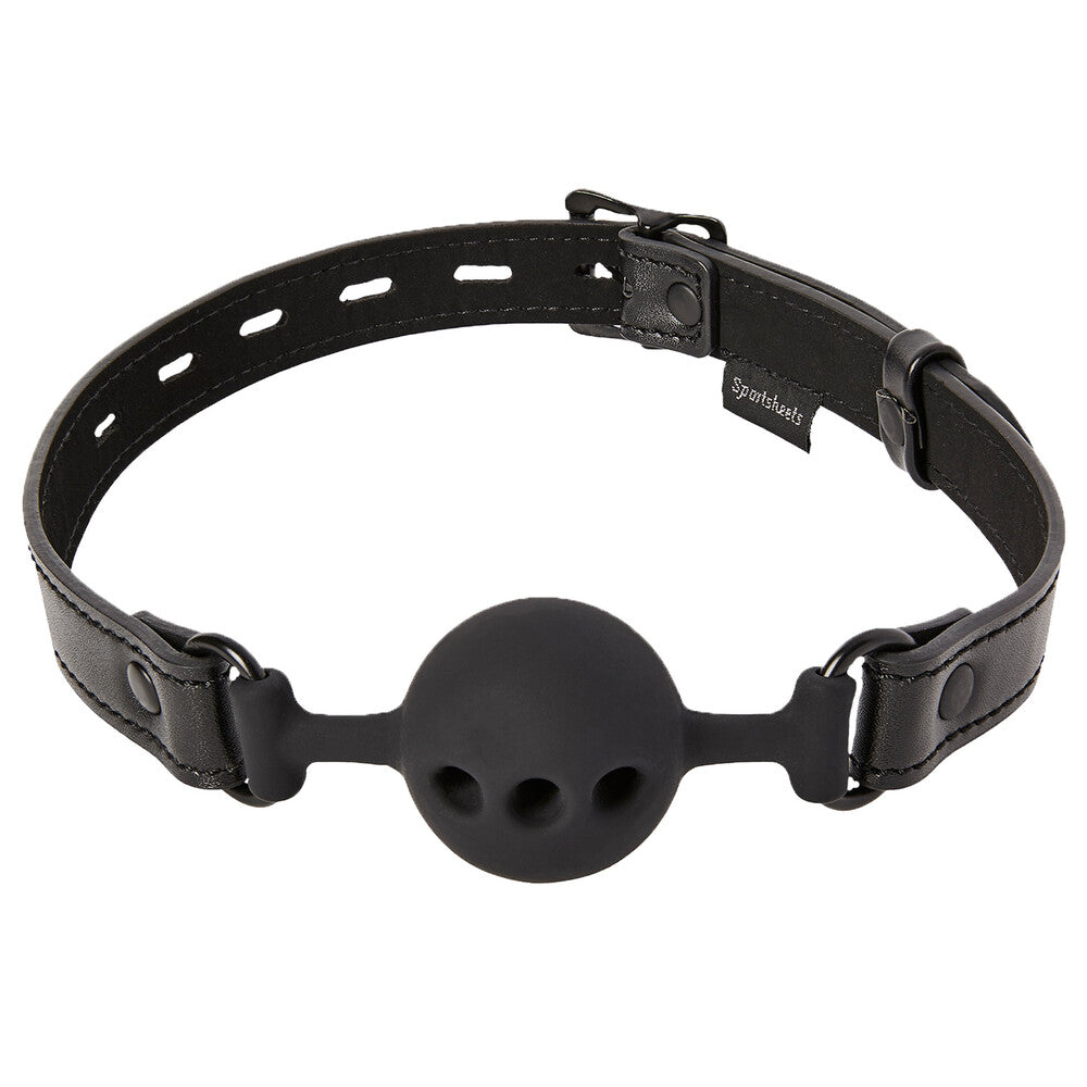 Sportsheets Saffron Breathable Ball Gag Adjustable Comfort Gags