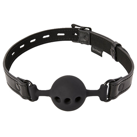 Sportsheets Saffron Breathable Ball Gag Adjustable Comfort Gags