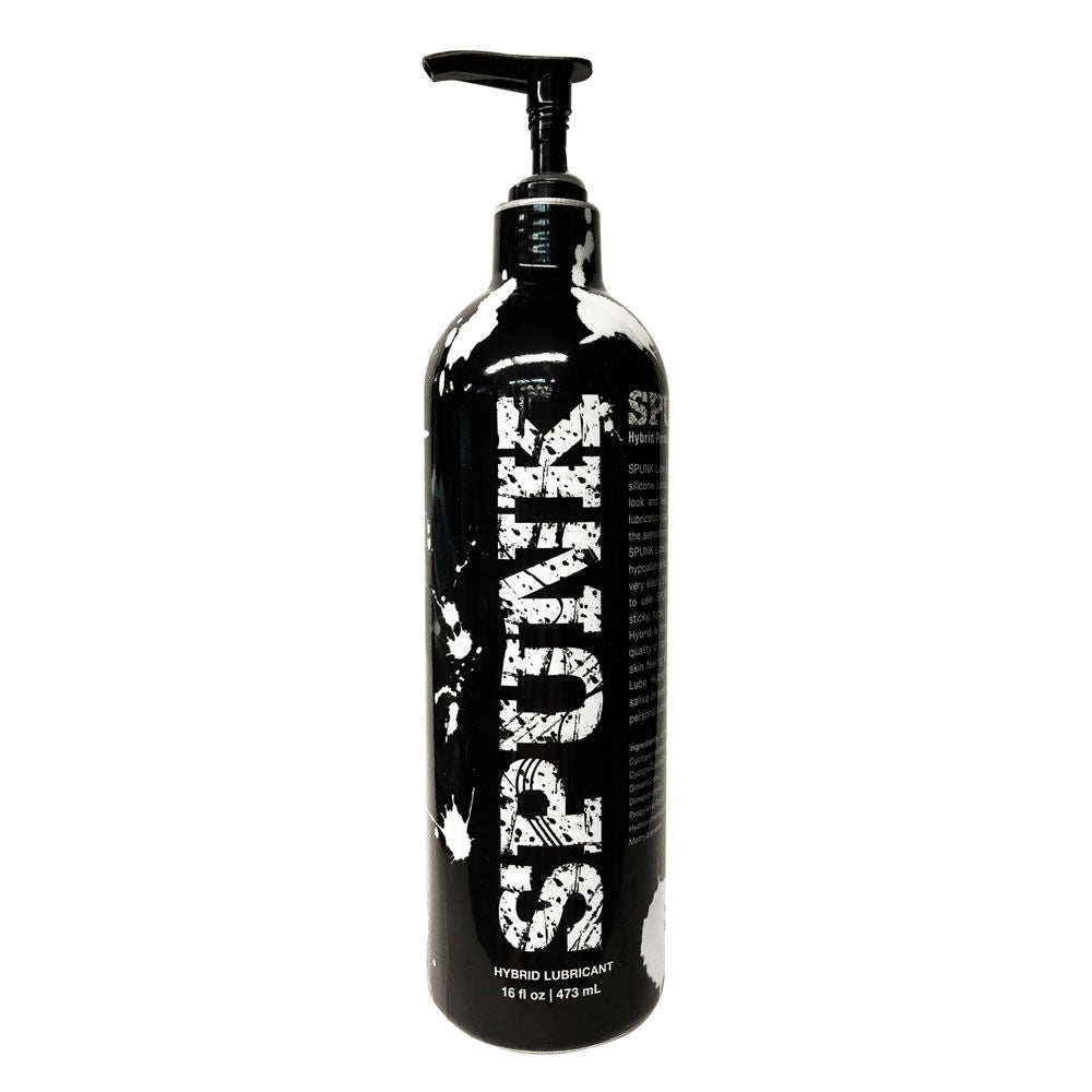 Spunk Hybrid Water Silicone Personal Lubricant Pump 16 Oz Hybrid Lube