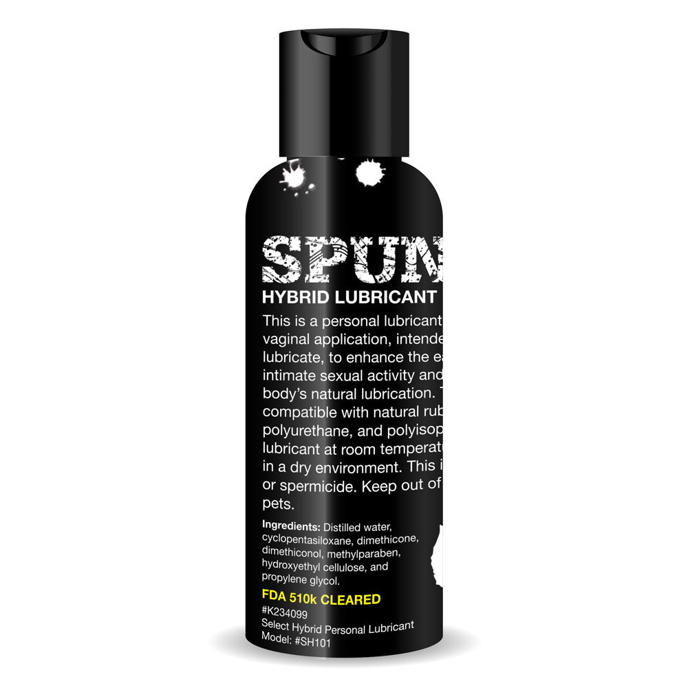 Spunk Hybrid Water and Silicone Based Personal Lubricant 2oz Hybrid Lube