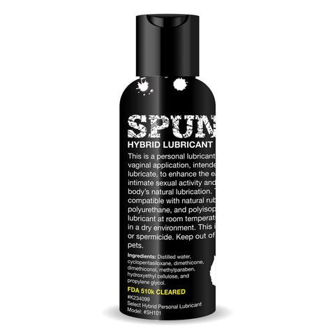 Spunk Hybrid Water and Silicone Based Personal Lubricant 2oz Hybrid Lube