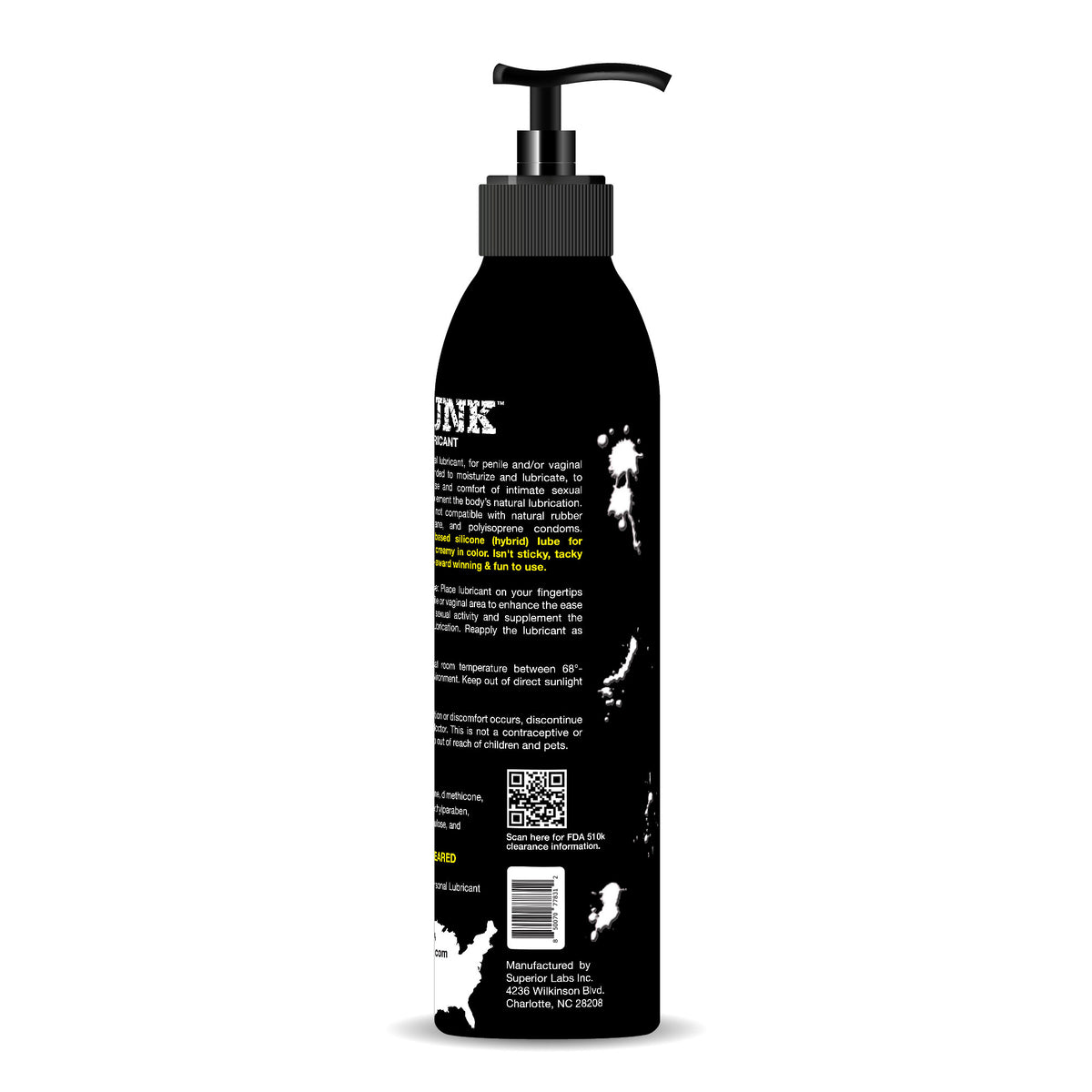 Spunk Lube Hybrid Silicone Water Based Personal Lubricant 4oz > Lube > Speciality Exempt