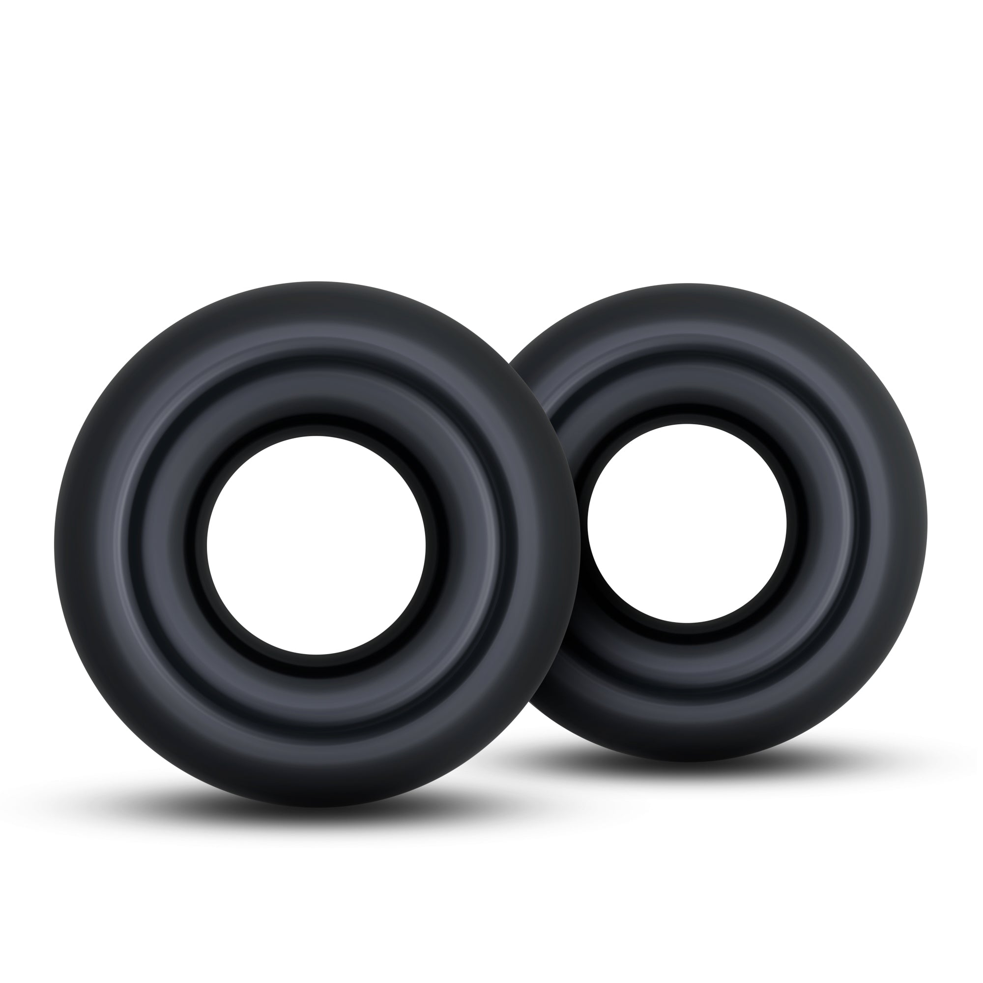 Stay Hard Donut Rings Oversized Black COCK RING Set