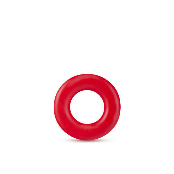 Stay Hard Red Donut Rings Male Cock Ring Durable and Stretchy Secondary image