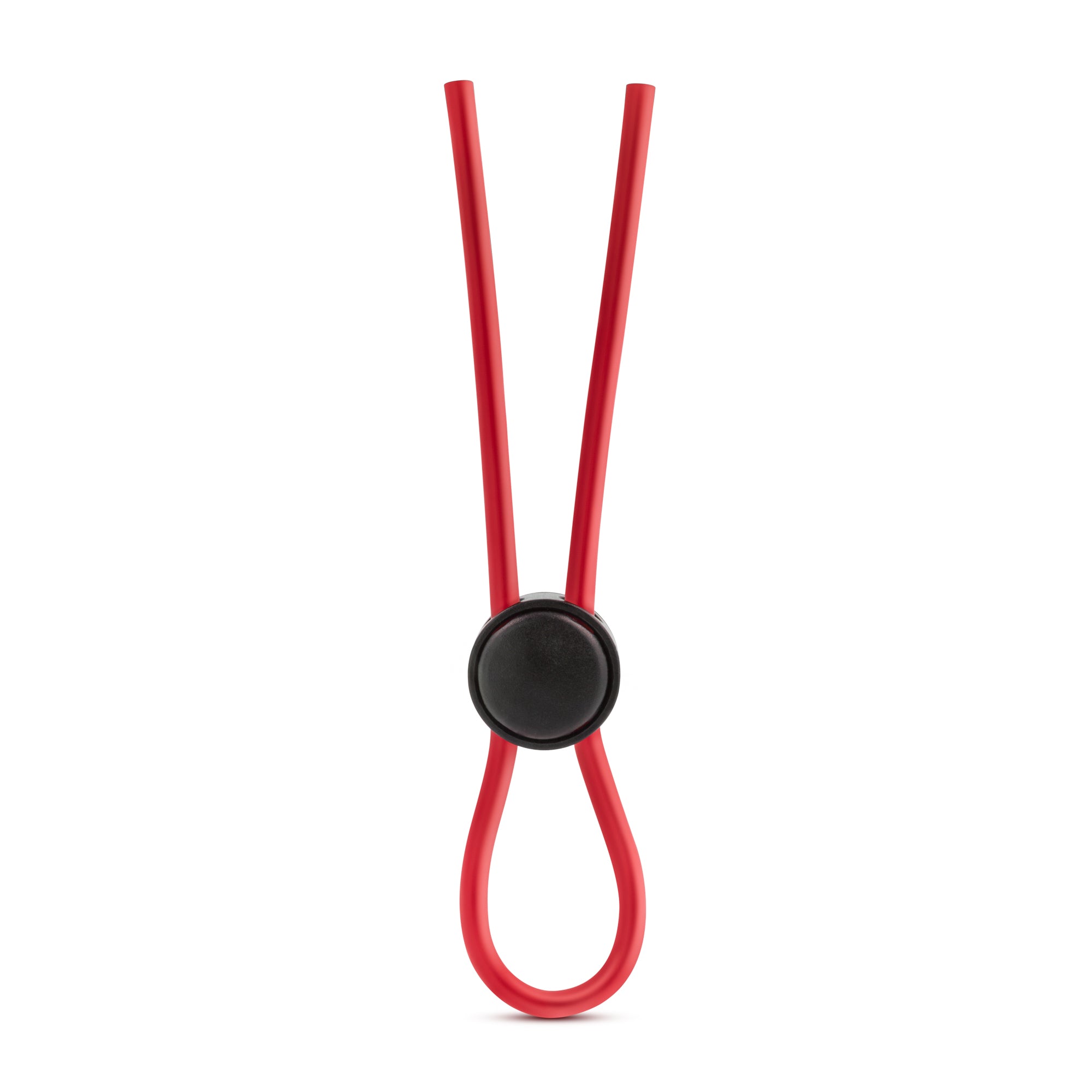 Stay Hard Silicone Loop Cock Ring in Red COCK RINGS Lasso